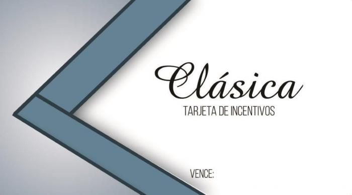 Tarjeta de incentivos Clásica, de Cimex