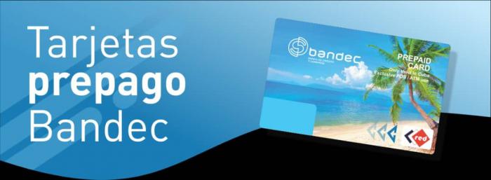 Tarjetas prepago Bandec