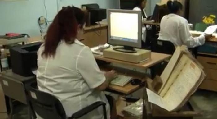 Digitalización en Archivo Nacional de Cuba