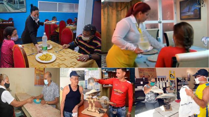 Trabajadores del comercio, la gastronomía y los servicios 