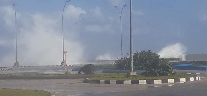 Inundaciones en Plaza de la Revolución