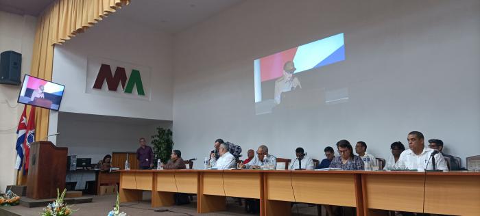 Presidencia en el Balance anual 2023 de agricultura habanera