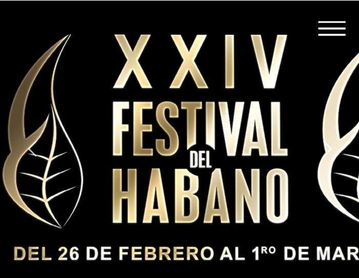 Cartel del XXIV Festival del Habano 2024