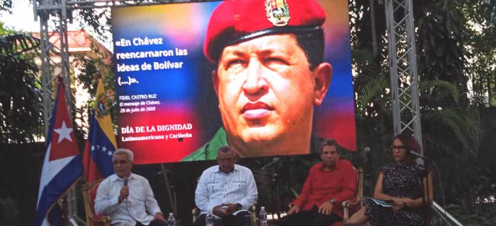 Celebran en Cuba Día de la Dignidad Latinoamericana y Caribeña a 11 años del fallecimiento de Hugo Chávez