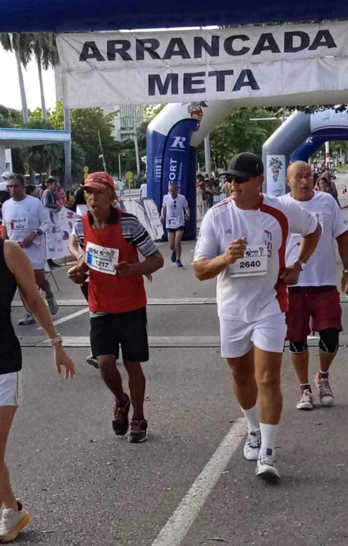 Andarides en una carrera.