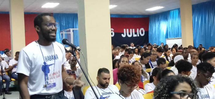 David Frank Acosta Mazorra, secretario de la UJC en la Universidad de las Artes