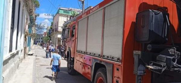 Derrumbe de edificio en barrio de San Isidro
