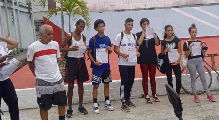 Ganadores de la categoría juvenil, hasta 20 años.