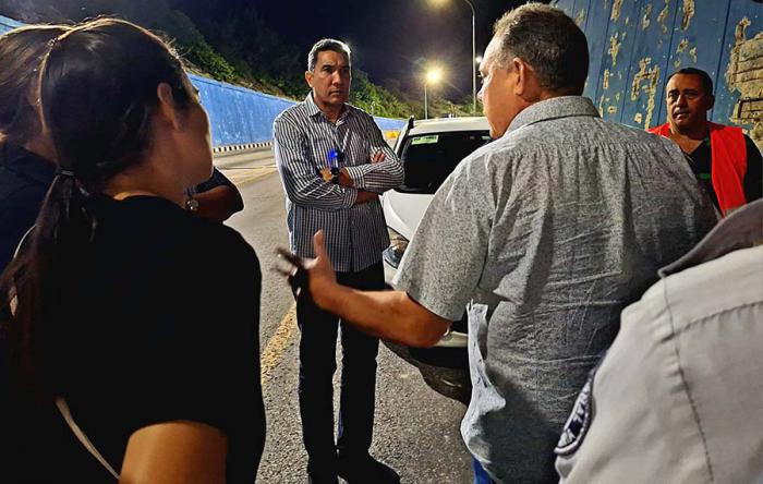 Reparaciones en el túnel de la bahía de La Habana