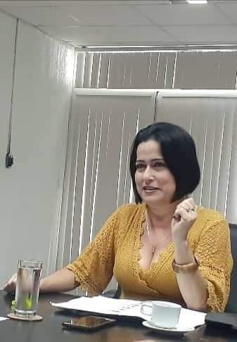 Katia María Rodríguez Ramos, secretaria general del Sindicato Nacional de los Trabajadores de la Cultura.
