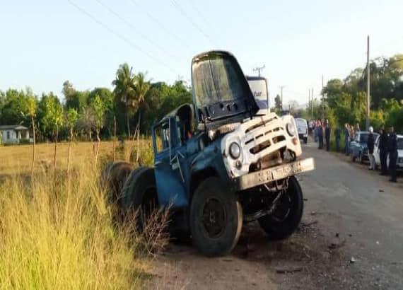 Accidente masivo en Madruga