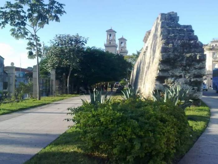 Restos de las murallas de La Habana
