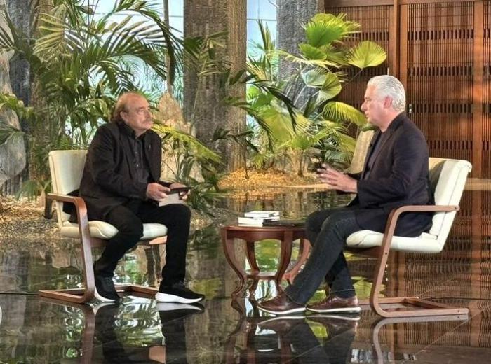 Concedió Díaz-Canel entrevista a Ignacio Ramonet