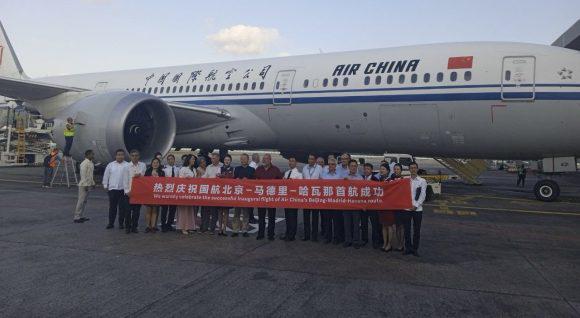 Air China llega a La Habana