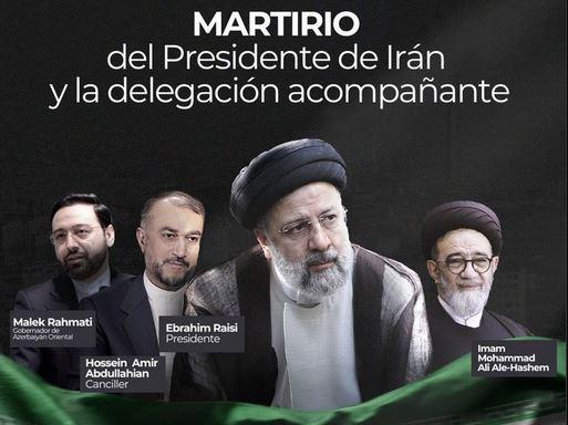 Lamenta Cuba muerte del presidente de Irán y sus acompañantes