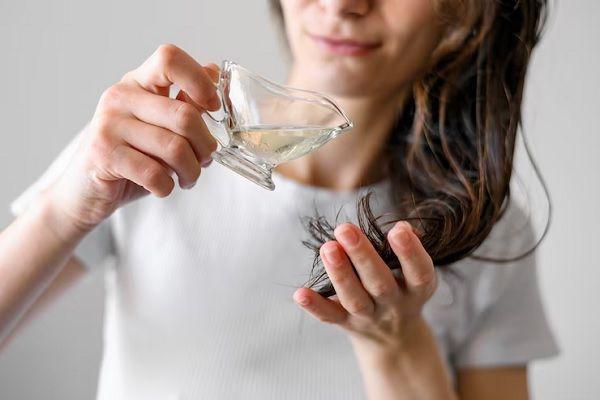 Vinagre para el cabello