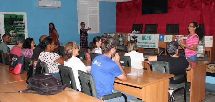 Taller sobre género en proyecto en proyecto Transición Agroecológica