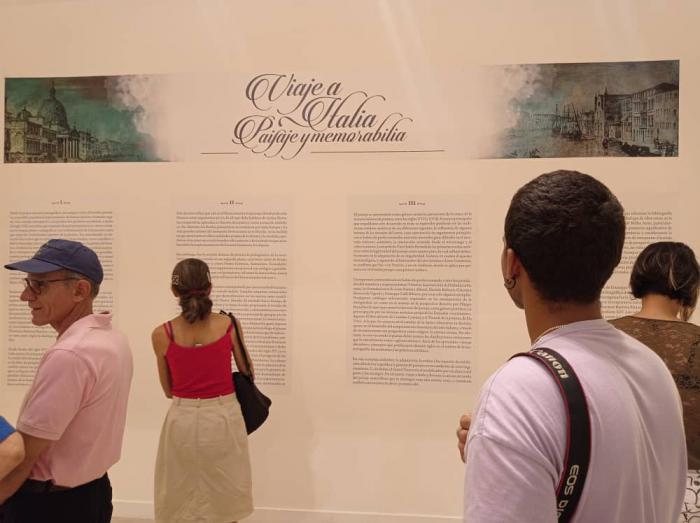 El Edificio de Arte Universal de La Habana, ha brindado hogar a la exposición «Viaje a Italia. Paisaje y memorabilia».