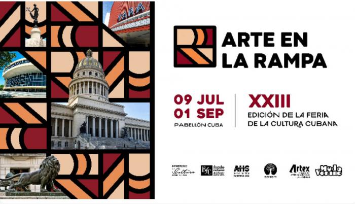 Cartel de Feria Arte en la Rampa, de 2024