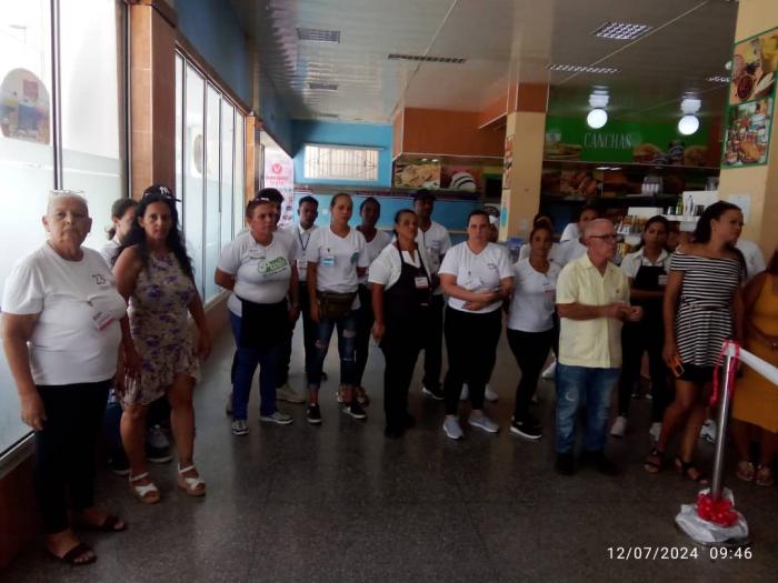 En la UEB Variedades 23 y 10 se efectuó un acto para la implementación del Nuevo Modelo de Gestión Estatal.