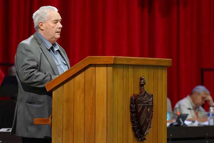 Juan Carlos Alfonso Fraga, vicejefe de la Oficina Nacional de Estadística e Información (ONEI).