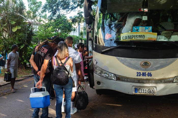 transporte campismo