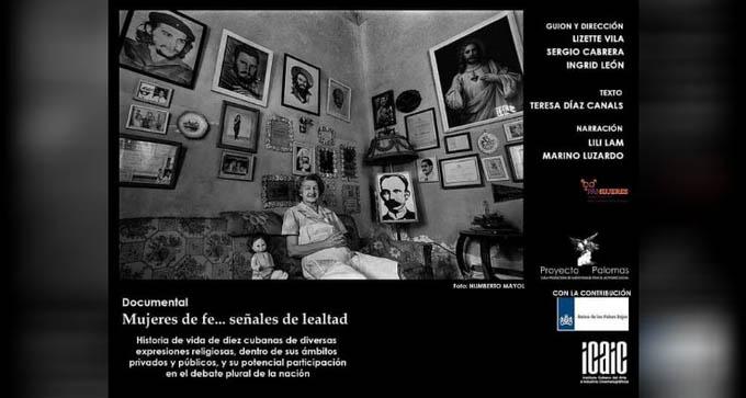 Cartel del documental Mujeres de fe… señales de lealtad