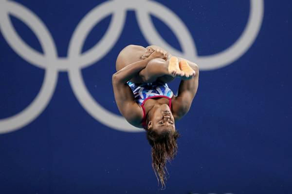 Anisley García (La Tuti) en plataforma a tres metros de París 2024