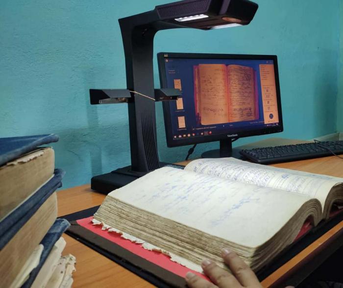 Escaneo de tomos del registro Civil