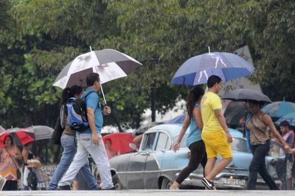 Lluvia en La Habana