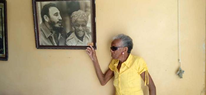 Fidel y el Che están presentes en la.vida de Margarita Skeete.