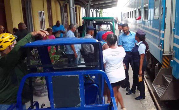 accidente ferroviario: reanuda su marcha hacia La Habana el tren de Guantánamo