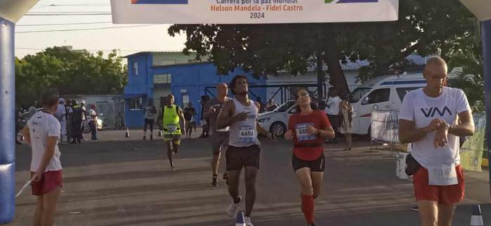 Carrera por la paz desde el Barrio