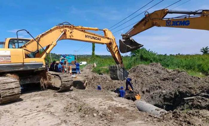 Reparación de conductoras de agua