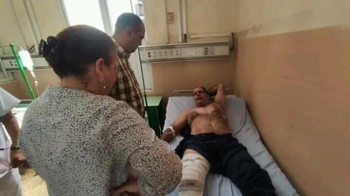 Visitan autoridades a lesionados en incendio central flotante