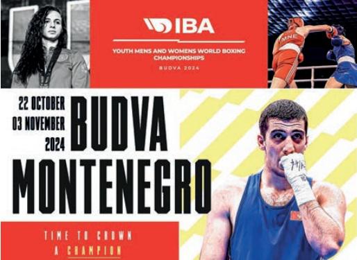 Campeonato mundial juvenil de boxeo Dudva Montenegro 2024