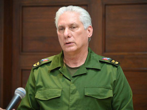 El presidente Miguel Díaz-Canel Bermúdez informó al pueblo cubano sobre la situación excepcional que vive el país. 