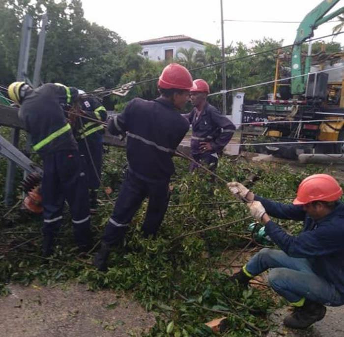 Recuperación del servicio eléctrico