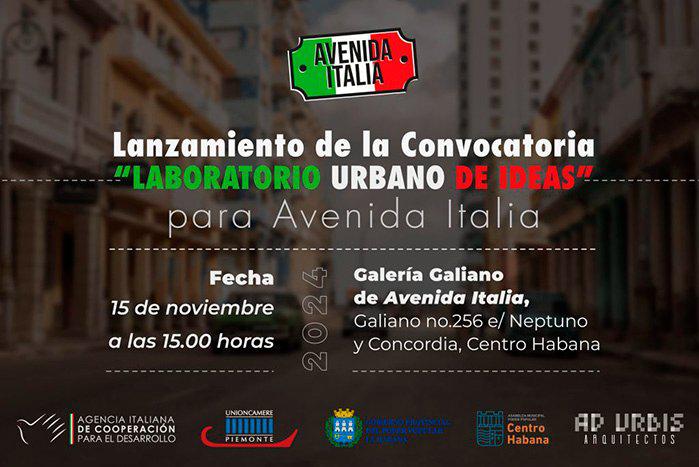 proyecto Laboratorio Urbano de Ideas para Avenida Italia de La Habana