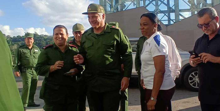 En el recorrido estuvo presente Yanet Hernández Pérez, vicepresidenta del CDP