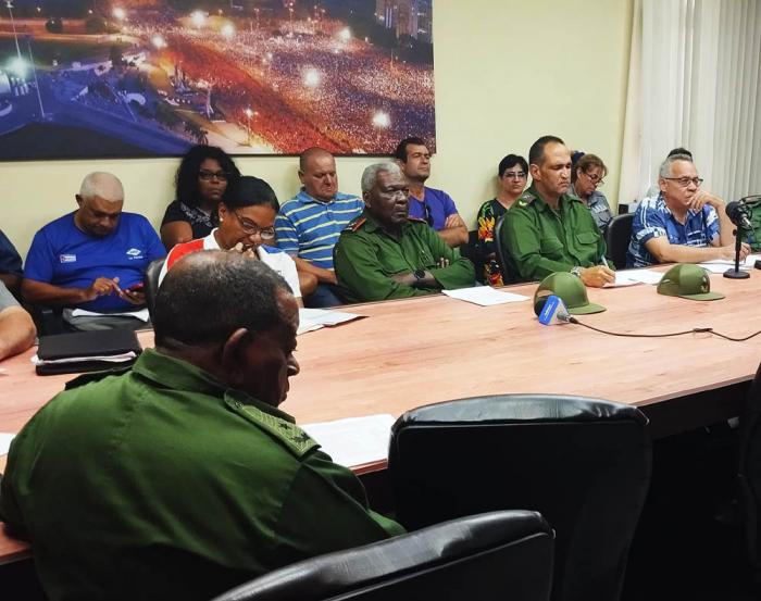 Sesionó Consejo de Defensa Provincial de La Habana 