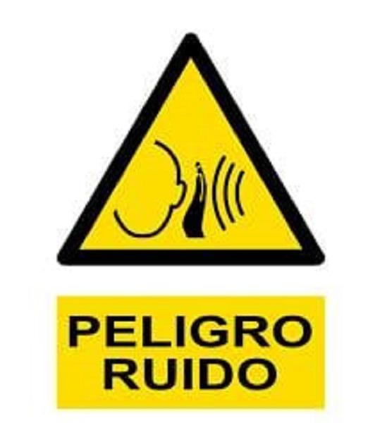 Cartel alerta sobre ruido