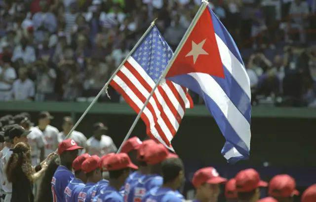 Tope de beisbol entre Cuba y Estados Unidos