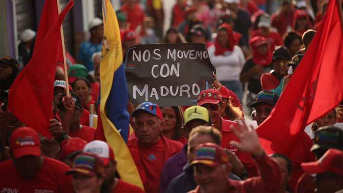 Apoyo a Nicolás Maduro en Venezuela