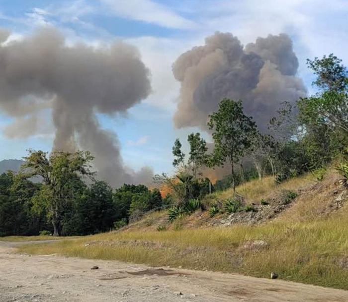 Incendio causa explosión de material de guerra en Holguín