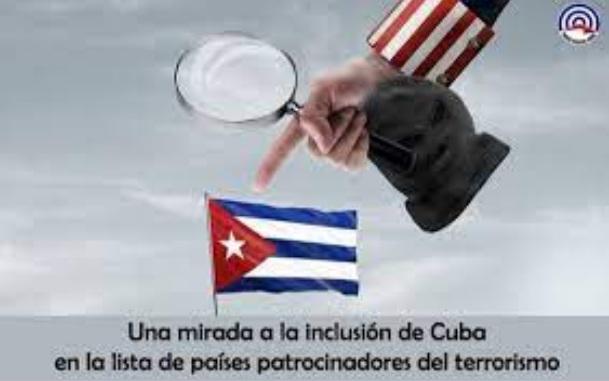 Condenan reinclusión de Cuba en la lista de patrocinadores del terrorismo