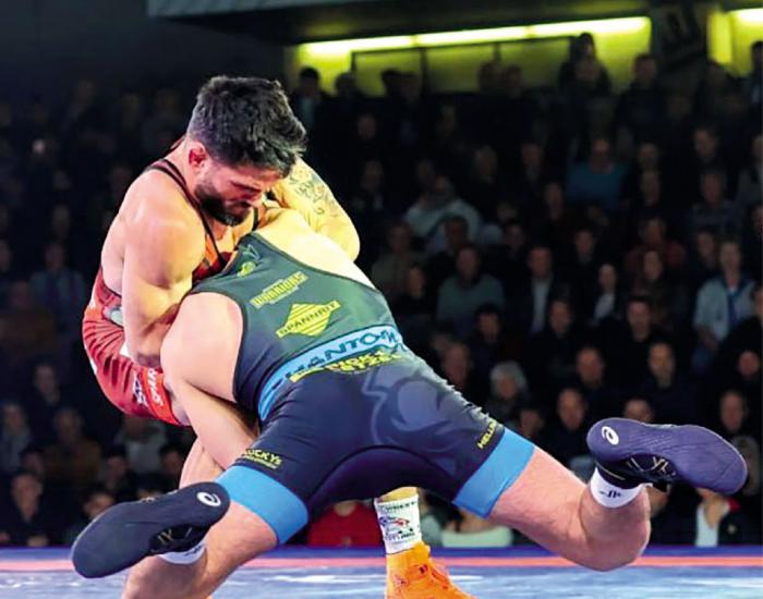 El gladiador habanero ganó todos sus combates en la Bundesliga de Luchas.