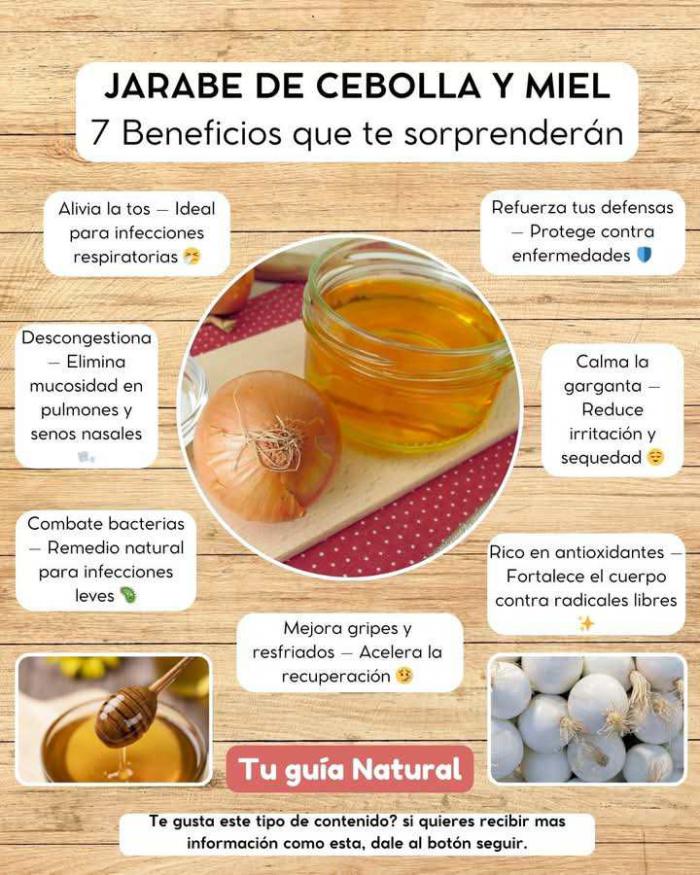 Jarabe de Cebolla y miel