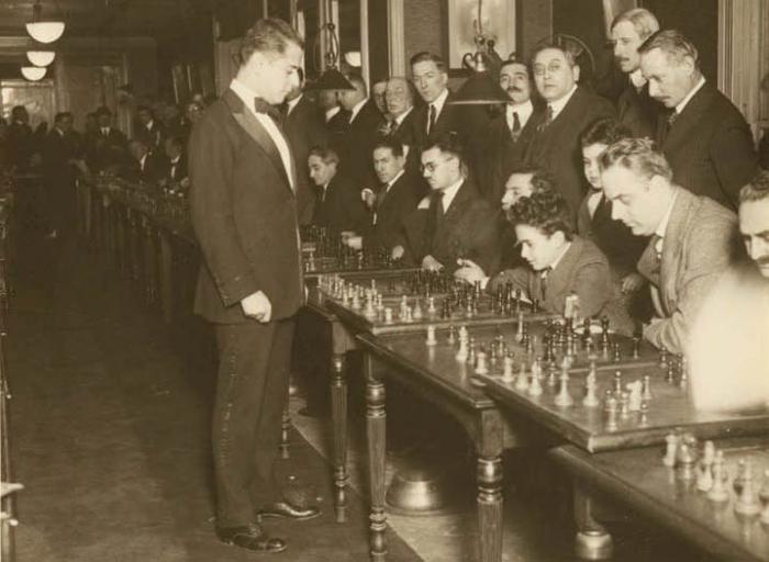 Capablanca en Cleveland, Estados Unidos