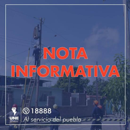 Afectaciones eléctricas en La Habana
